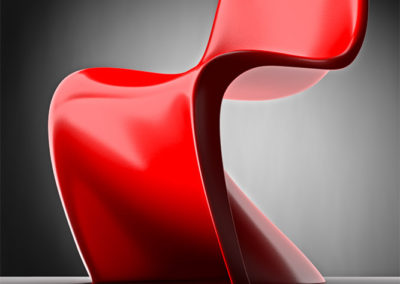 3D Render Visualisierung Stuhl